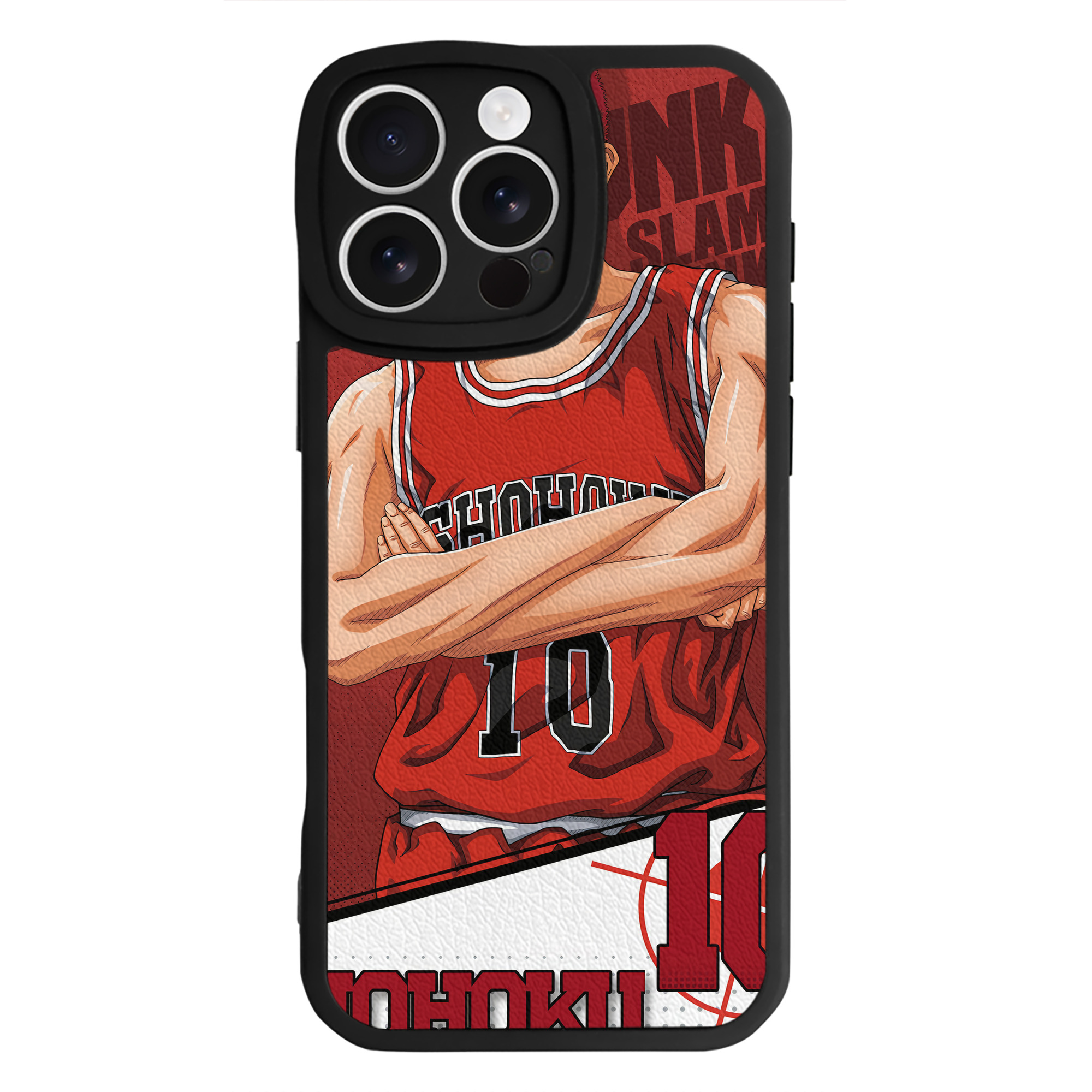 （画像用） SLAM DUNK／スラムダンク 【iPhone 16シリーズ対応】シリコンスマホケース（レザー調） 材質：シリコン